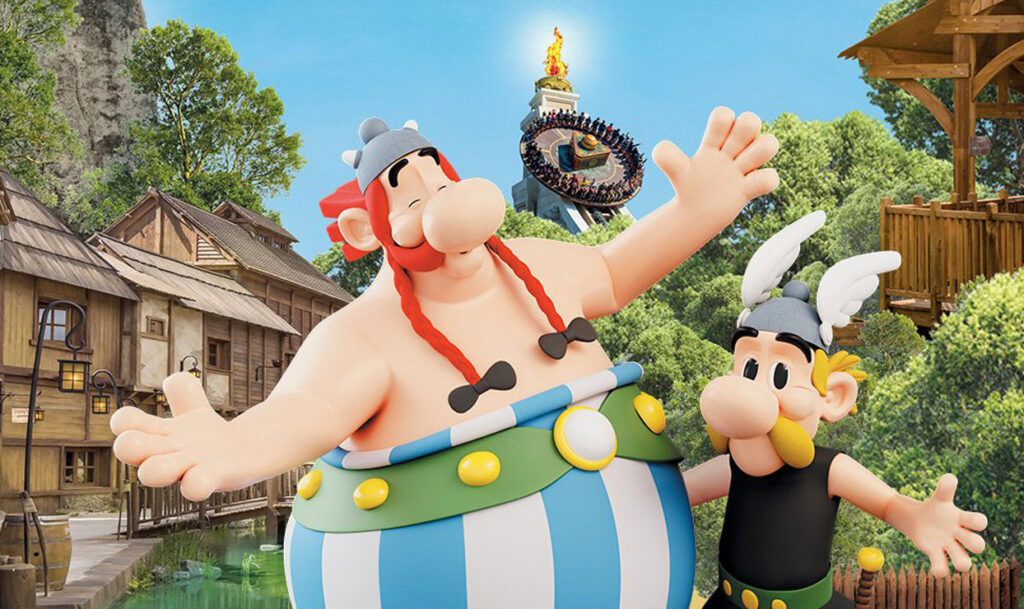 Progettazione strutturale tematizzazioni Asterix Winter Park